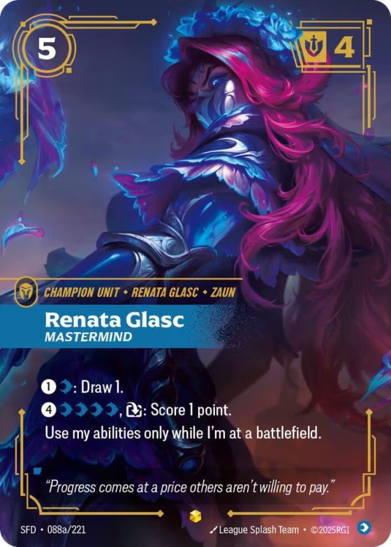 Renata Glasc, Mastermind