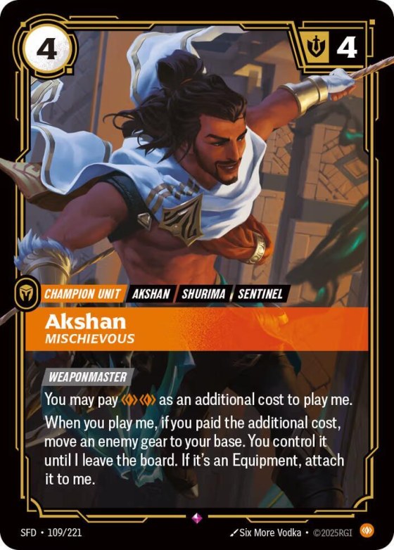 Akshan, Mischievous
