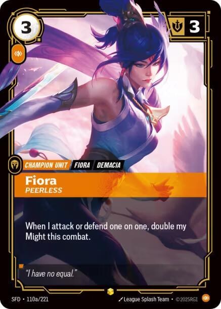 Fiora, Peerless