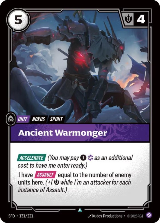Ancient Warmonger - Foil