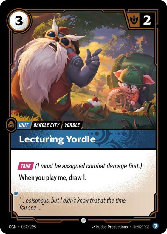 Lecturing Yordle - Foil