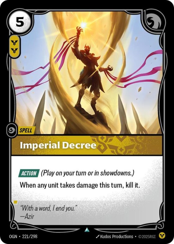 Imperial Decree - Foil