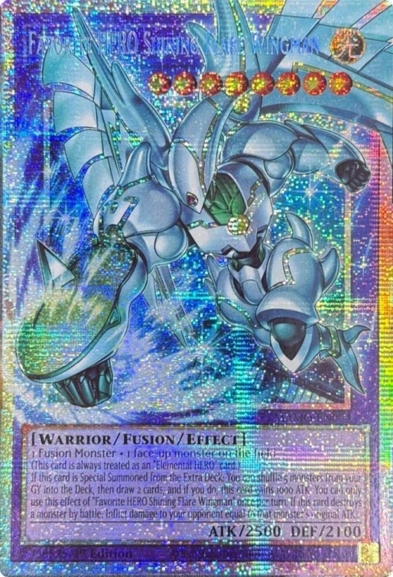 Favorite HERO Shining Flare Wingman - Starlight Rare Extended Art