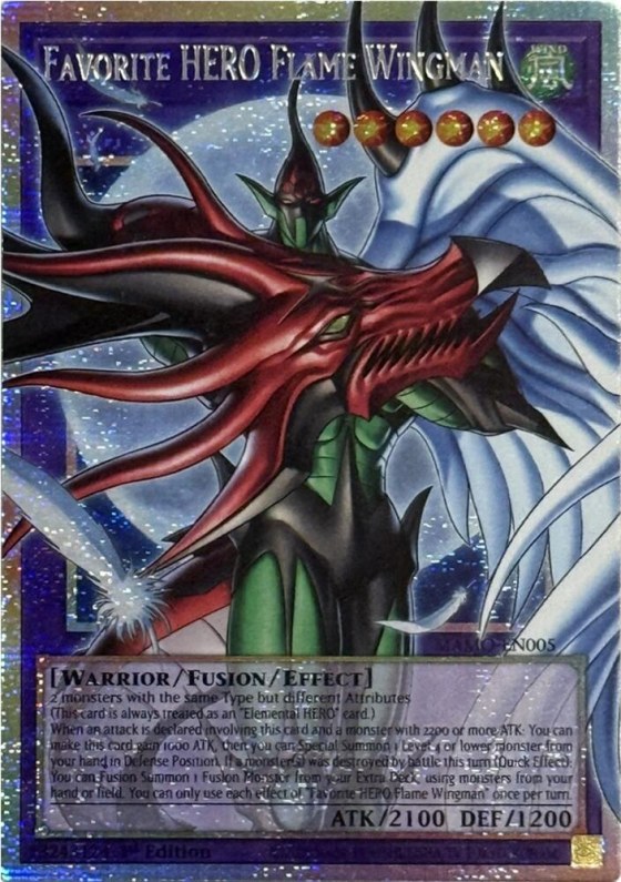 Favorite HERO Flame Wingman - Starlight Rare Extended Art