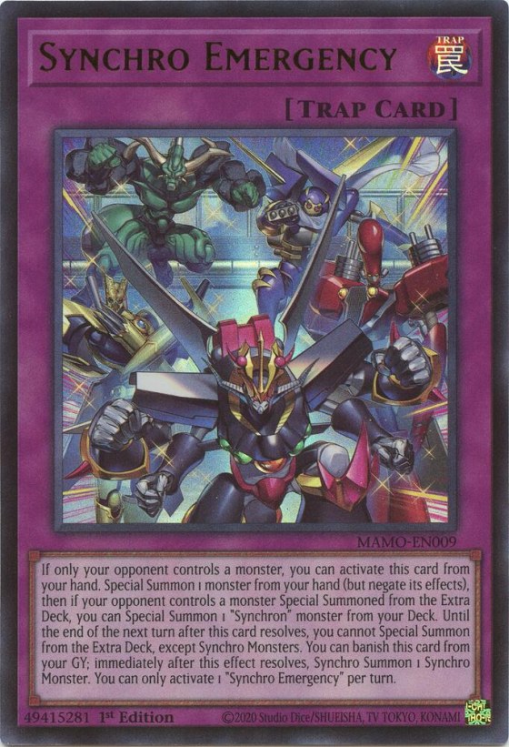 Synchro Emergency - 1st Edition