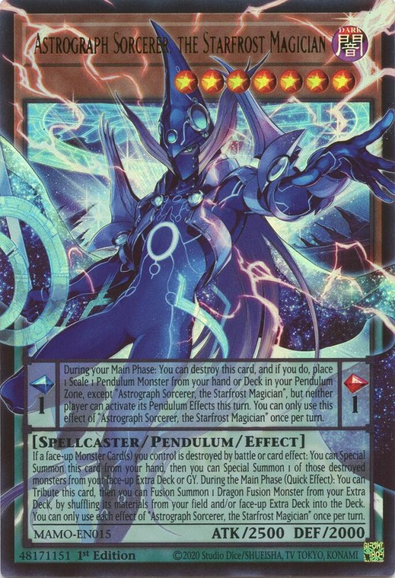 Astrograph Sorcerer, the Starfrost Magician - Extended Art