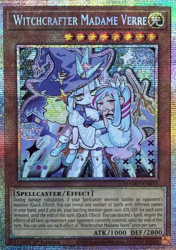 Witchcrafter Madame Verre - Starlight Rare