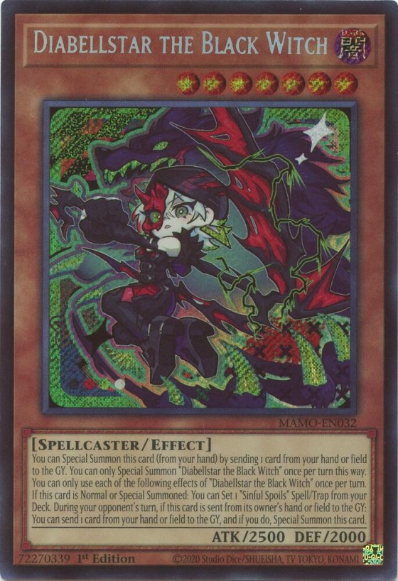 Diabellstar the Black Witch - Secret Rare