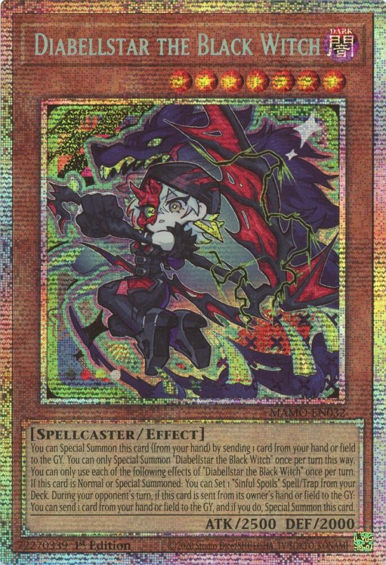 Diabellstar the Black Witch - Starlight Rare