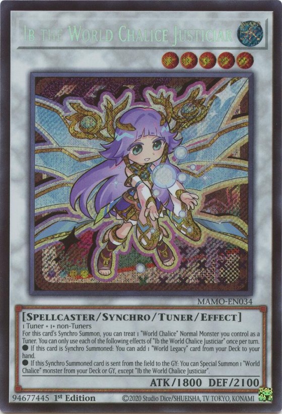 Ib the World Chalice Justiciar - Secret Rare