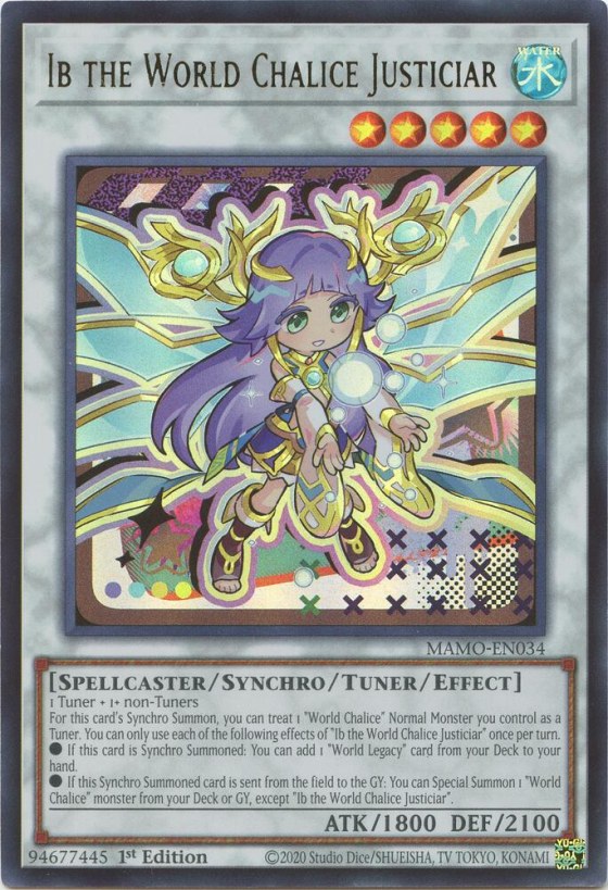 Ib the World Chalice Justiciar - 1st Edition