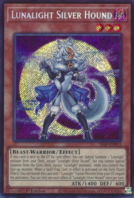 Lunalight Silver Hound - Secret Rare