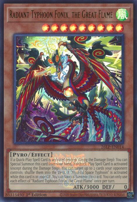 Radiant Typhoon Fonix, the Great Flame - Emblazoned