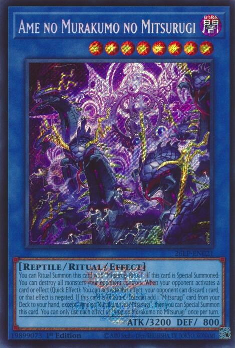 Ame no Murakumo no Mitsurugi - Emblazoned Secret Rare