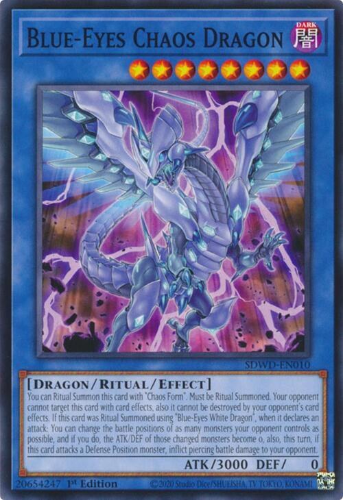 Blue-Eyes Chaos Dragon - 1st Edition
