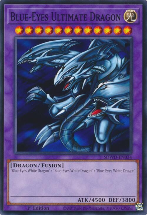 Blue-Eyes Ultimate Dragon - 1st Edition