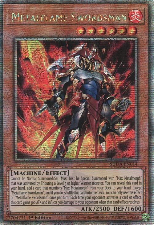 Metalflame Swordsman - Quarter Century Secret Rare