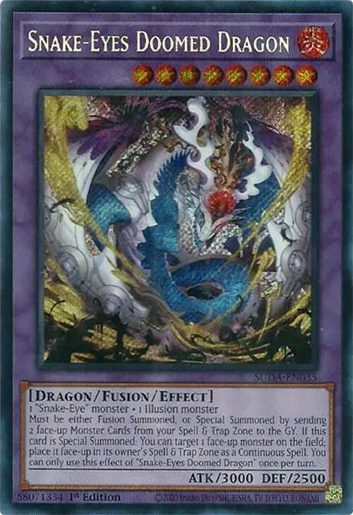 Snake-Eyes Doomed Dragon - 1st Edition