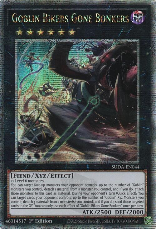 Goblin Bikers Gone Bonkers - Quarter Century Secret Rare