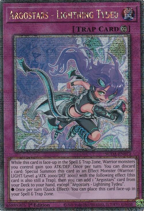 Argostars - Lightning Tydeu - Quarter Century Secret Rare