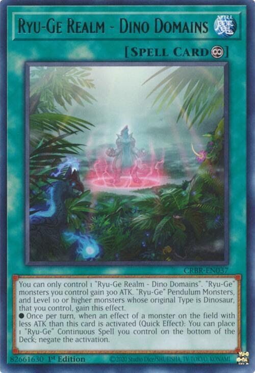Ryu-Ge Realm - Dino Domains - 1st Edition