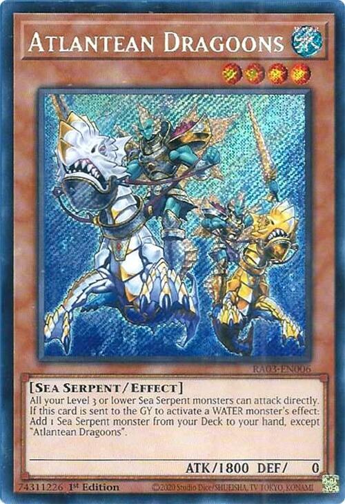 Atlantean Dragoons - Secret Rare
