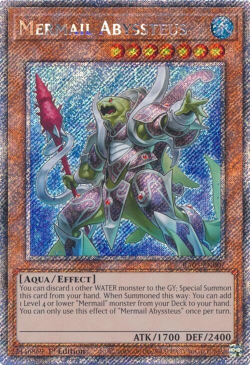 Mermail Abyssteus - Platinum Secret Rare