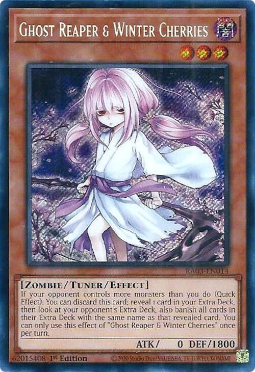 Ghost Reaper & Winter Cherries - Alternate Art Secret Rare