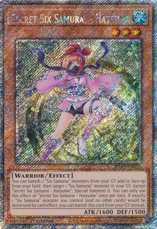 Secret Six Samurai - Hatsume - Platinum Secret Rare