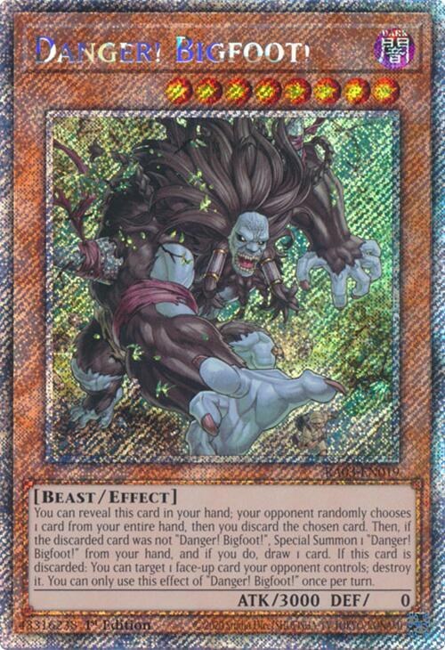 Danger! Bigfoot! - Platinum Secret Rare