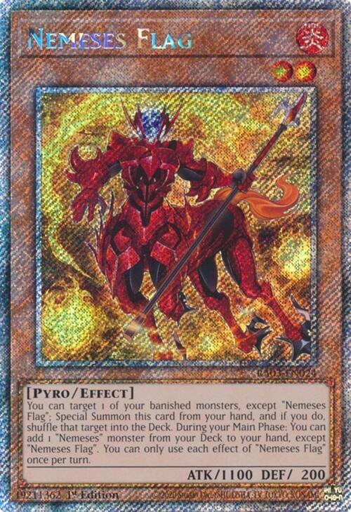 Nemeses Flag - Platinum Secret Rare