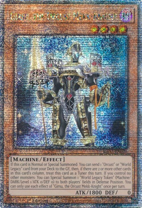 Girsu, the Orcust Mekk-Knight - Quarter Century Secret Rare