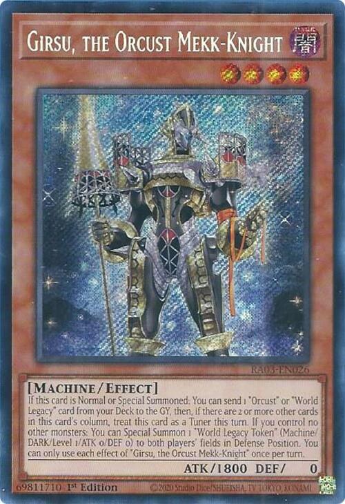 Girsu, the Orcust Mekk-Knight - Secret Rare