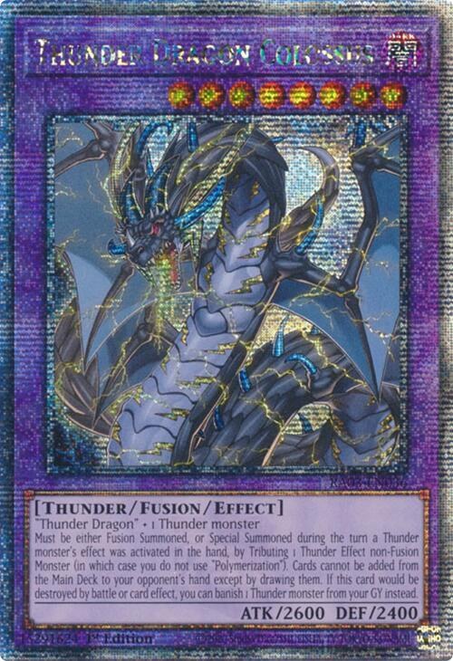 Thunder Dragon Colossus - Quarter Century Secret Rare