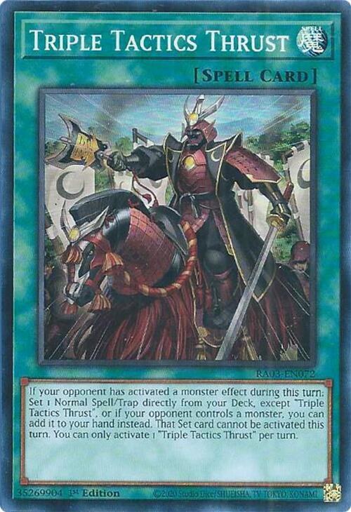 Triple Tactics Thrust - 1st Edition