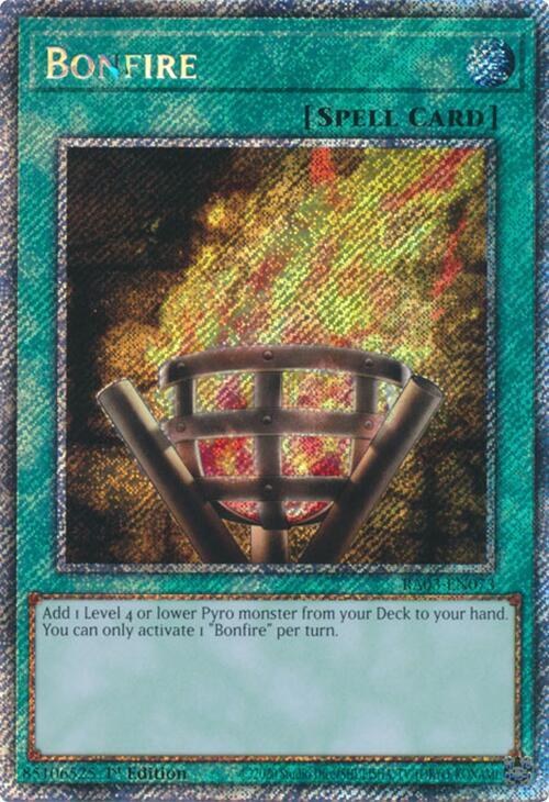 Bonfire - Platinum Secret Rare