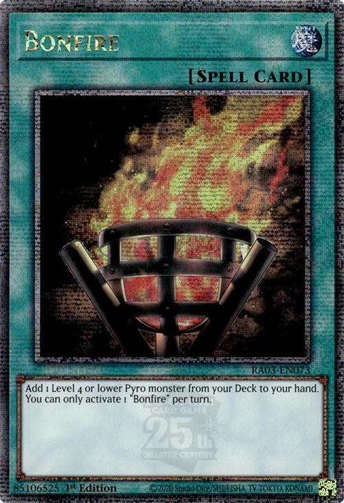 Bonfire - Quarter Century Secret Rare