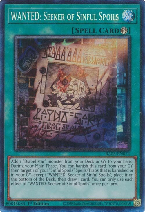 WANTED: Seeker of Sinful Spoils - Pcr