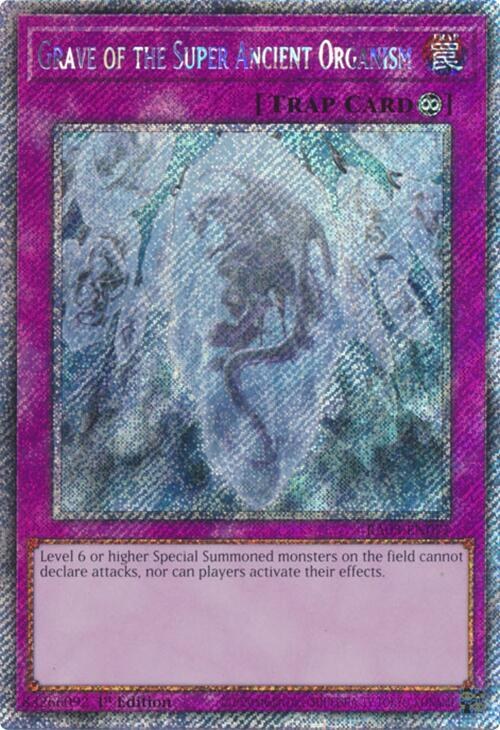 Grave of the Super Ancient Organism - Platinum Secret Rare