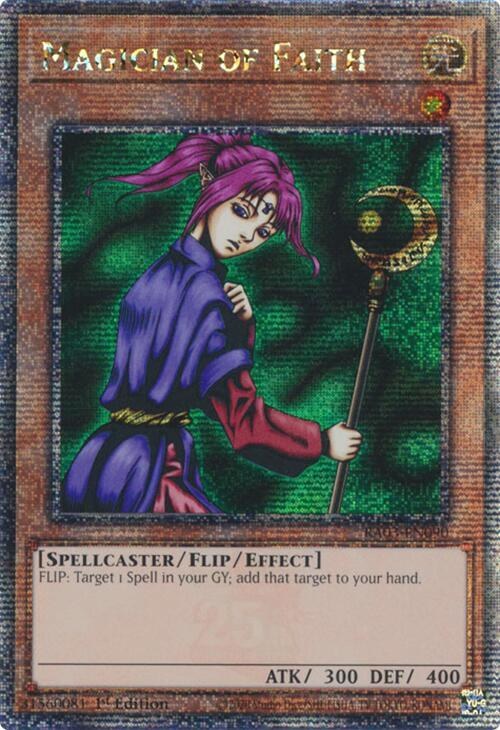Magician of Faith - Quarter Century Secret Rare