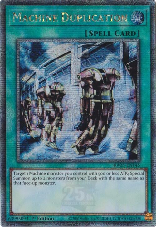 Machine Duplication - Quarter Century Secret Rare