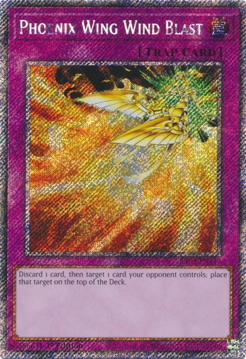Phoenix Wing Wind Blast - Platinum Secret Rare