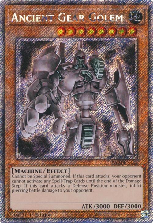 Ancient Gear Golem - Platinum Secret Rare
