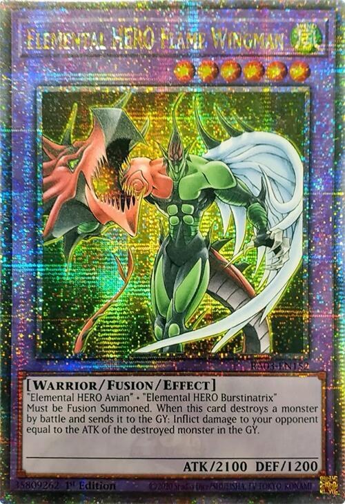 Elemental HERO Flame Wingman - Quarter Century Secret Rare
