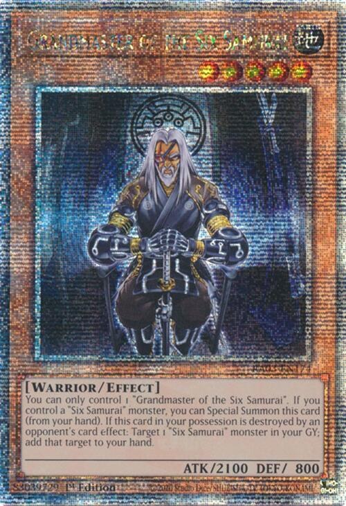 Grandmaster of the Six Samurai - Quarter Century Secret Rare