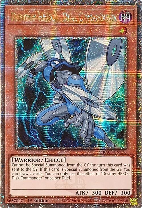 Destiny HERO - Disk Commander - Quarter Century Secret Rare