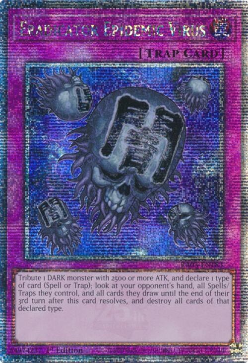 Eradicator Epidemic Virus - Quarter Century Secret Rare