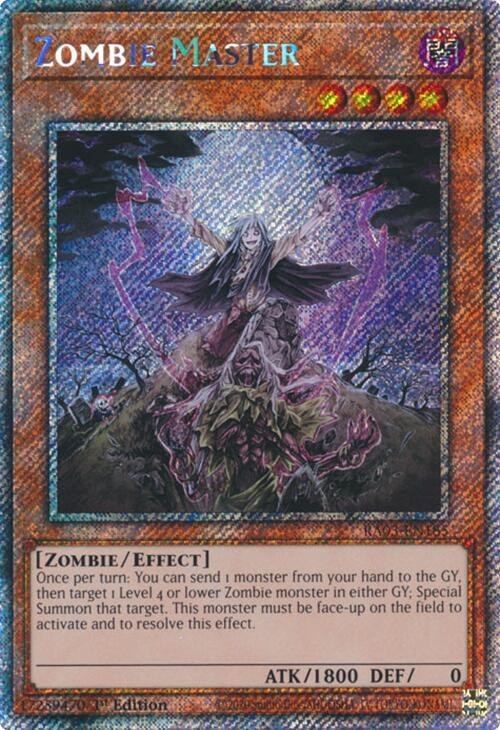 Zombie Master - Platinum Secret Rare