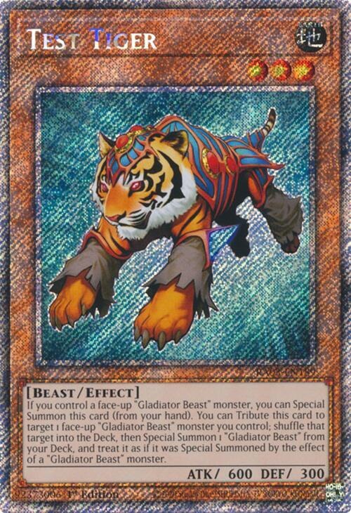 Test Tiger - Platinum Secret Rare