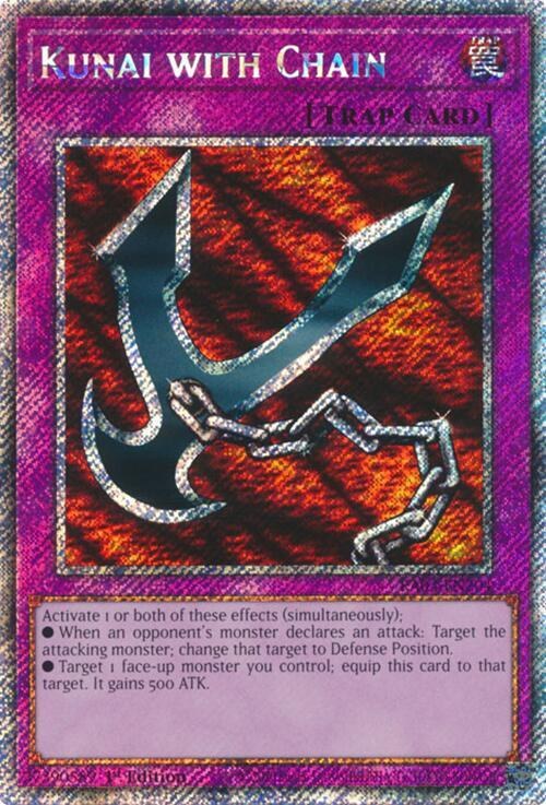 Kunai with Chain - Platinum Secret Rare
